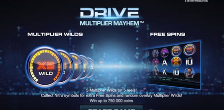 Drive Multiplier Mayhem netent premiere