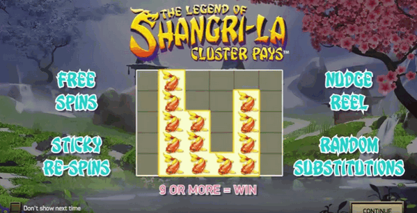 Legend of Shangri La no deposit free spins bonus