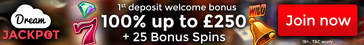 dreamjackpot casino 50 no deposit free spins bonus