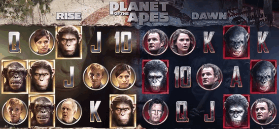 planet of the apes new netent slot premiere