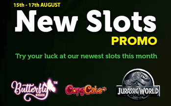 casinoluck new slots promo august 2017