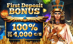 cleopatracasino 20 no deposit free spins bonus