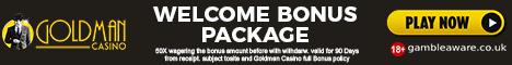 goldmancasino 50 no deposit free spins bonus
