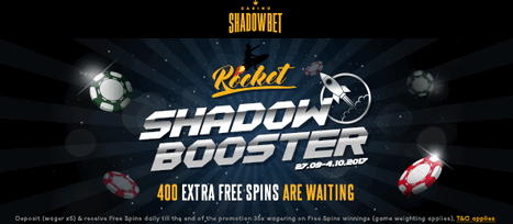 shadowbet 20 no deposit free spins netent