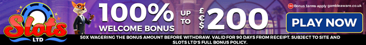 slotsltd casino 20 no deposit free spins bonus