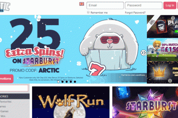 Arcticspins 25 extra spins on Starburst