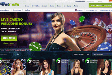 Betrally bonus & promotions November 2017