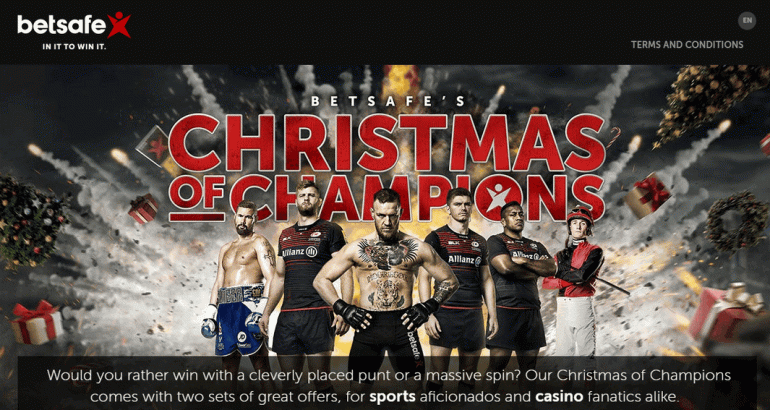 betsafe santa christmas 2017 promotion bonus