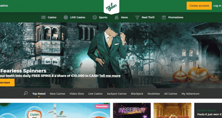 MrGreen Phantom of the Opera slot promotion mrgreen sportsbook bonus free bet no deposit odds