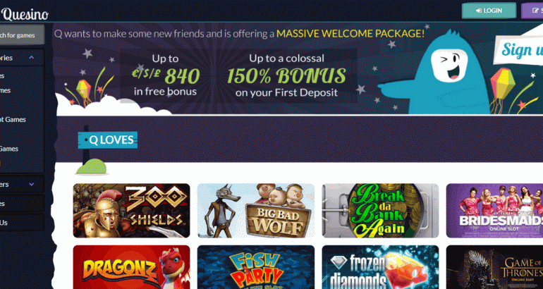 quesino casino 20 no deposit free spins new casino