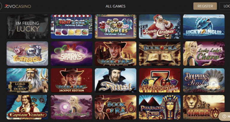 ovocasino 20 eur no deposit voucher novomatic