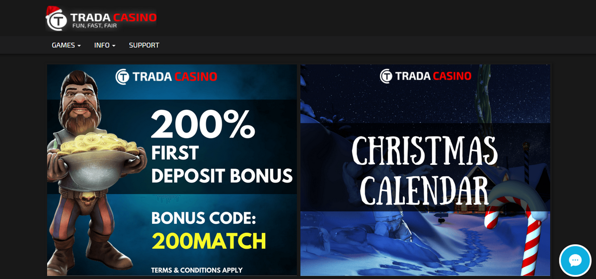 Trada No Deposit Bonus Codes 2018