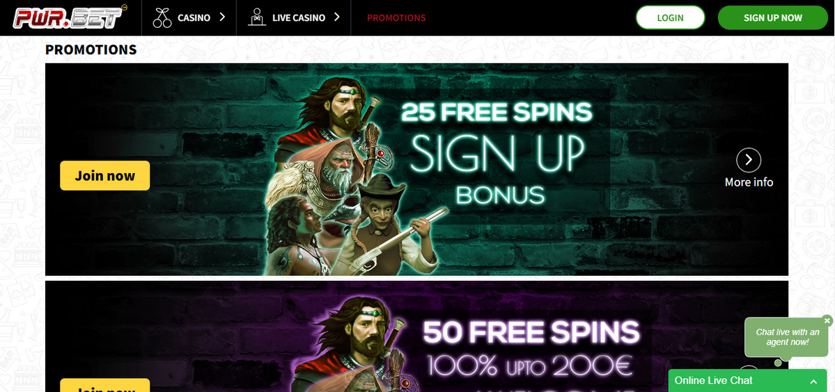 Free Spins On Sign Up