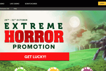 Casinoluck Extreme Horror Halloween 2018 Promotion