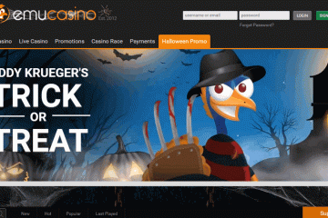 Emucasino Trick or treat Halloween 2018 Promotion
