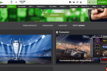 FanSport 100% sul primo deposito fino a 100 EUR 