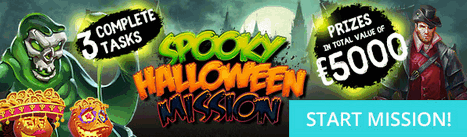 platincasino spooky halloween 2018 missions prize