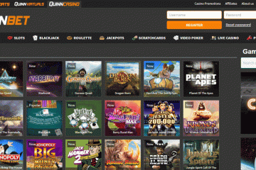 Quinnbet 10 free spins + 100% bonus & bet 10€ get 40€