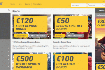 Reloadbet Bonus Spins Free Bets Promotion