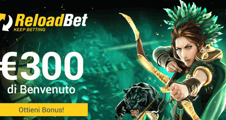 Reloadbet Offerta di Benvenuto casino & sport reloadbet italy bonus di benvenuto sport casino