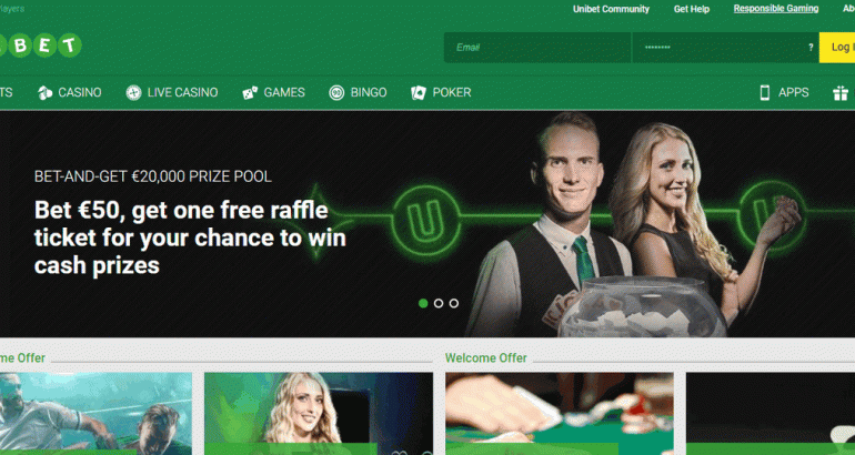 Unibet Casino Bet & Get 20 000 EUR prize pool unibet sport casino poker no deposit bonus 2019 code