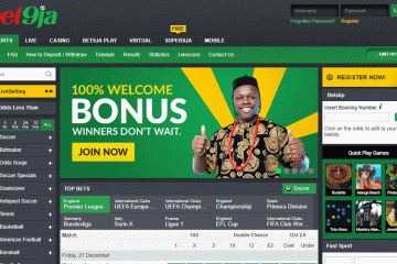 Bet9ja 100% sports bonus for Nigeria players