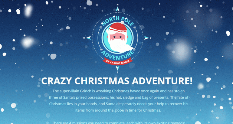 Casinoroom Crazy Christmas Adventure December 2018
