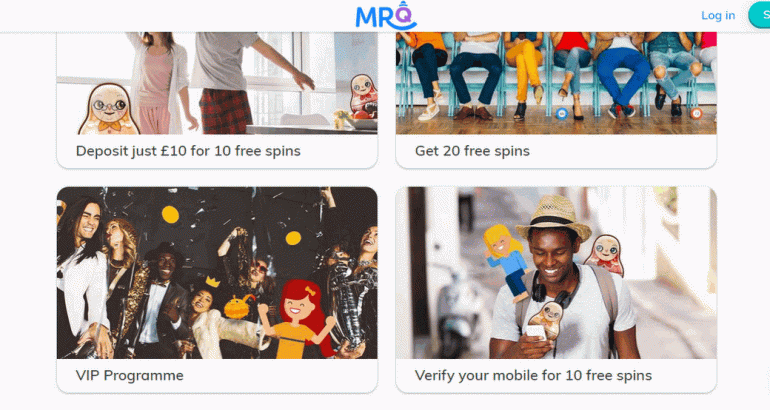 mrq casino 10 no wagering bonus spins united kingdom 2019