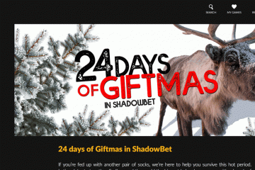 ShadowBet 24 Days of Giftmast December 2018 ShadowBet 24 Days of Giftmast December 2018