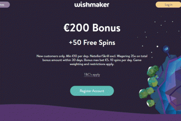 Wishmaker Casino 100 chances to win 9 900 EUR