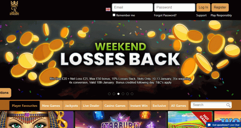 Royalbets 100 bonus spins + up to 500£ welcome offer Royalbets casino roulette blackjack bonus money