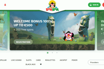 Boaboa Casino 200 free spins & 500€ bonus