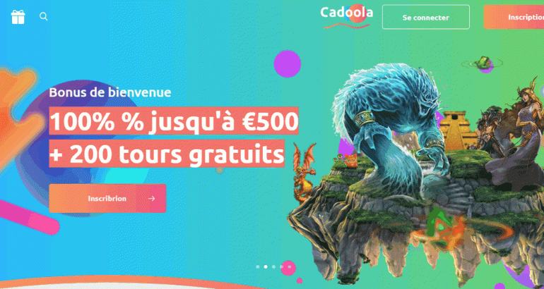 Cadoola 200 Tours Gratuits & 500€ Bonus De Bienvenue cadoola fr 200 Tours Gratuits 500 eur Bonus De Bienvenue