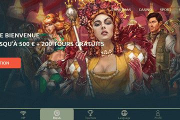 Casinia 200 tours gratuits & 500€ bonus de bienvenue+ 150€ sport