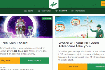 Mrgreen Weekly promotions January 2019