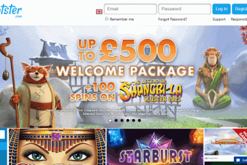 Slotster 100 spins + up to 500€ bonus package