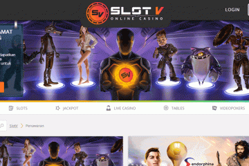 SlotV 175 putaran gratis + 500€ bonus kasino