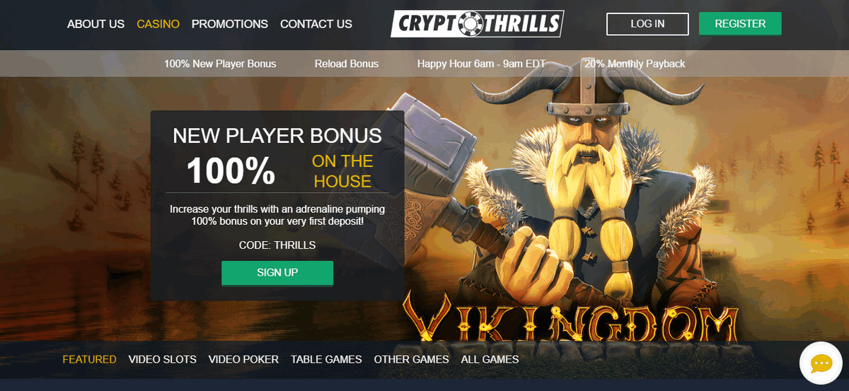 crypto thrills casino no deposit bonus codes