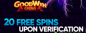 goodwincasino 20 no deposit free spins bonus code new