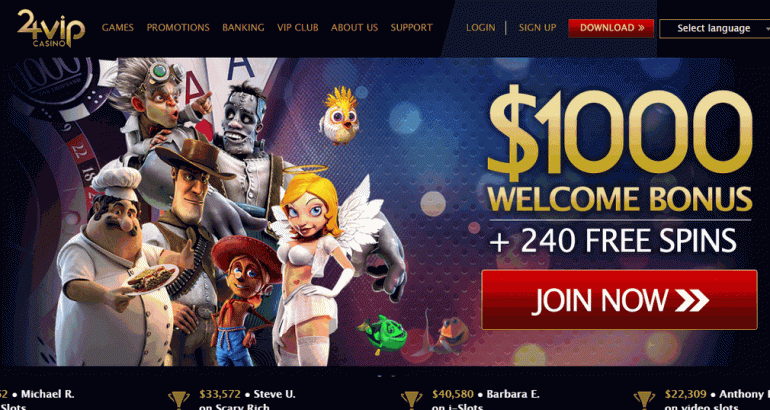 24vipcasino 25$ no deposit & 240 free spins bonus 24vipcasino casino new usa france australia no deposit bonus