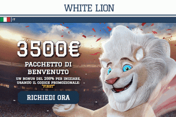 Whitelionbets Casino 170 spin gratuiti + 3500€ pacchetto bonus Whitelionbets Casino 170 spin gratuiti + 3500€ pacchetto bonus