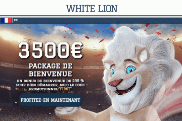 Whitelionbets 170 tours gratuits + 3500€ bienvenue