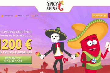 Spicyspins 150 Tours Gratuits + 1200€ Bonus De Bienvenue