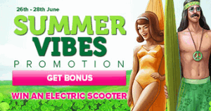 Casinoluck summer special free spins bonus code