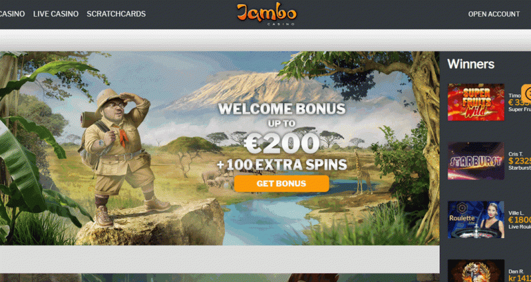 jambo casino new bonus spins free extra