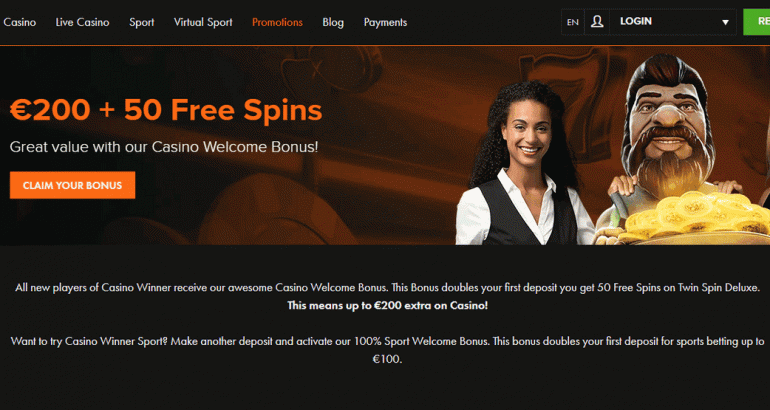 Casinowinner no deposit sportsbook free bet