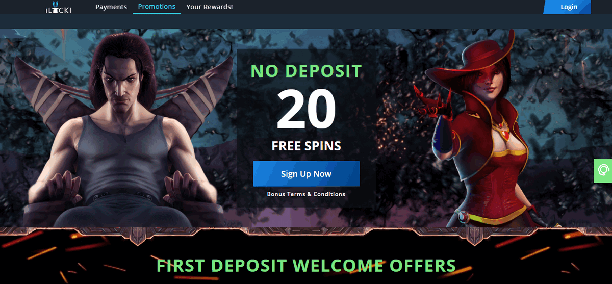 iLUCKi Casino 22 Free Spins No Deposit Bonus!