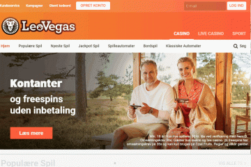 LeoVegas 50 kr og 20 free spins uden indbetaling