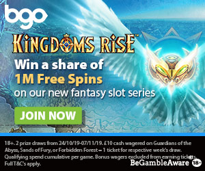 bgo casino million free spins bonus