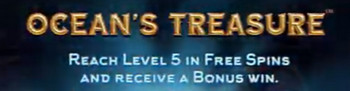 Oceans Treasure new slot bonus promo code